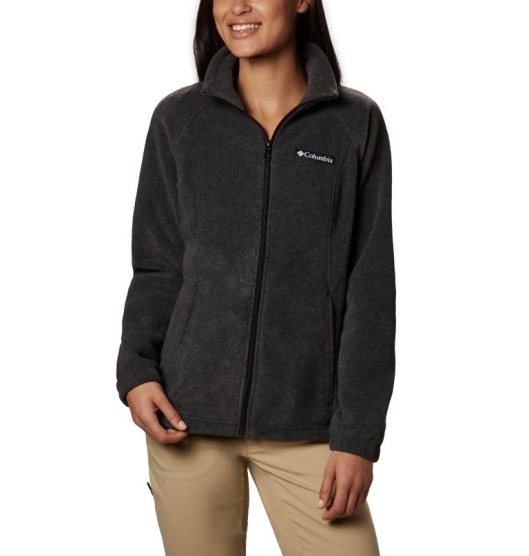 Black Grey Women's Columbia Benton Springs Fleece Jacket | VPTQMB-207