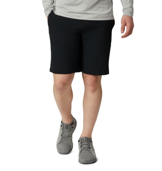 Black Men's Columbia Omni-Wick Shorts | QJKFZD-213