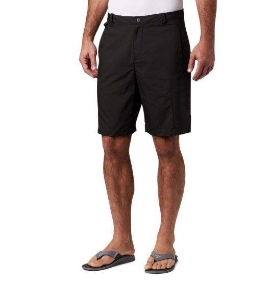 Black Men's Columbia PFG Buoy Shorts | QTBEIR-084