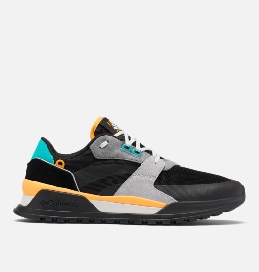 Black Orange Men's Columbia Wildone Sneakers | TKDIYP-867