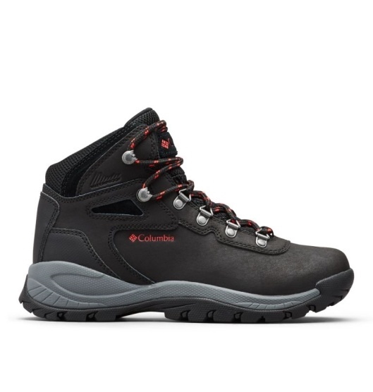 Black Red Women's Columbia Newton Ridge Waterproof Boots | JZIVRX-716