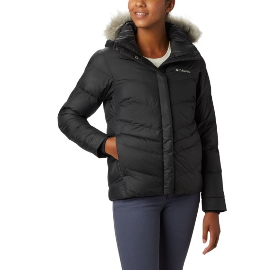 Black Women's Columbia Peak to Park Insulated Jacket | YGKBEZ-879