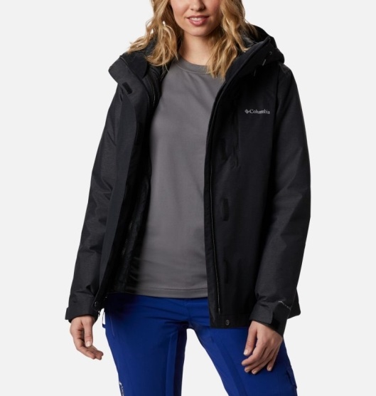 Black Women's Columbia Whirlibird IV Interchange 3 In 1 Jacket | DHZAYQ-504