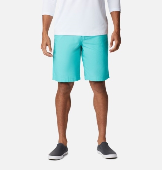 Blue Men's Columbia PFG Bonehead II Shorts | WVZRQJ-094