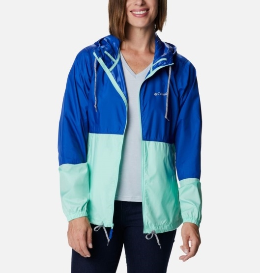 Blue Women's Columbia Flash Forward Windbreaker | YIMGCB-048