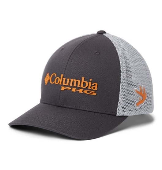 Grey Men's Columbia PHG Mesh Baseball Cap Hats | AZBREI-671