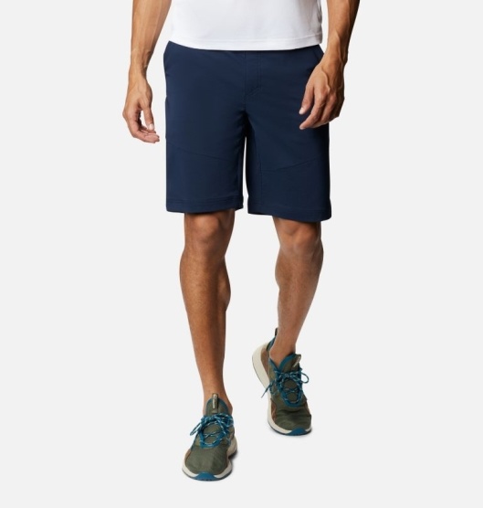 Navy Men's Columbia Tech Trail Shorts | LTKRDM-312