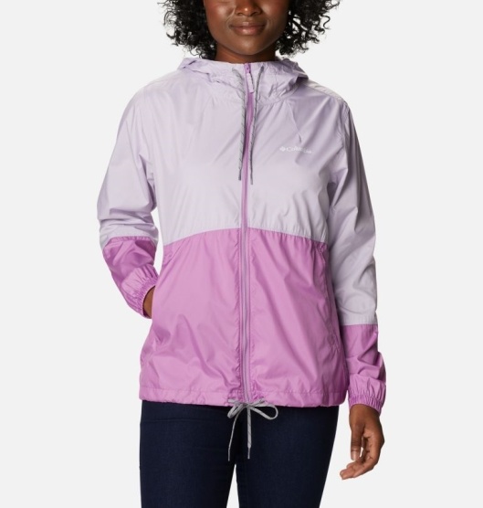 Pink Women's Columbia Flash Forward Windbreaker | JLDOWG-820