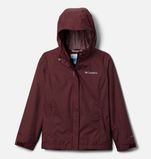 Red Kids' Columbia Arcadia Waterproof Jacket | YGEFNI-603