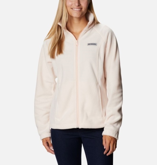 White Women's Columbia Benton Springs Fleece Jacket | GFCRHD-649