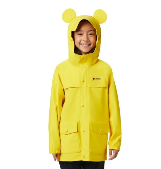 Yellow Kids' Columbia Disney Ibex Waterproof Jacket | EALTWR-642